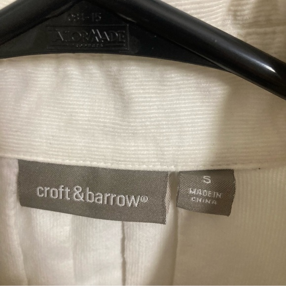 Womens Croft and Barrow long sleeve button up top size S - Picture 4 of 6